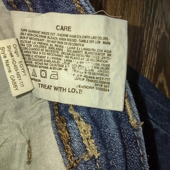 Hannah Denim Gabby womens jeans size 10 denim western cowgirl - Picture 5 of 9